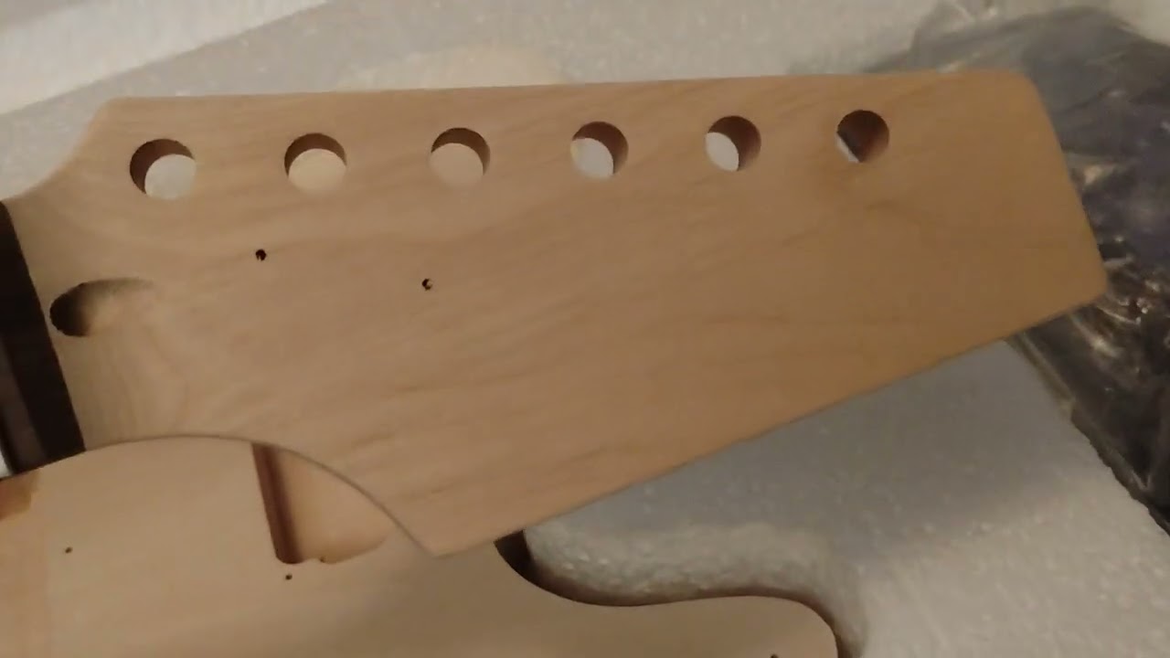 #ZEFF DIY Guitar kit ,#Telecaster Style,Semi hollow #Unboxing 2025