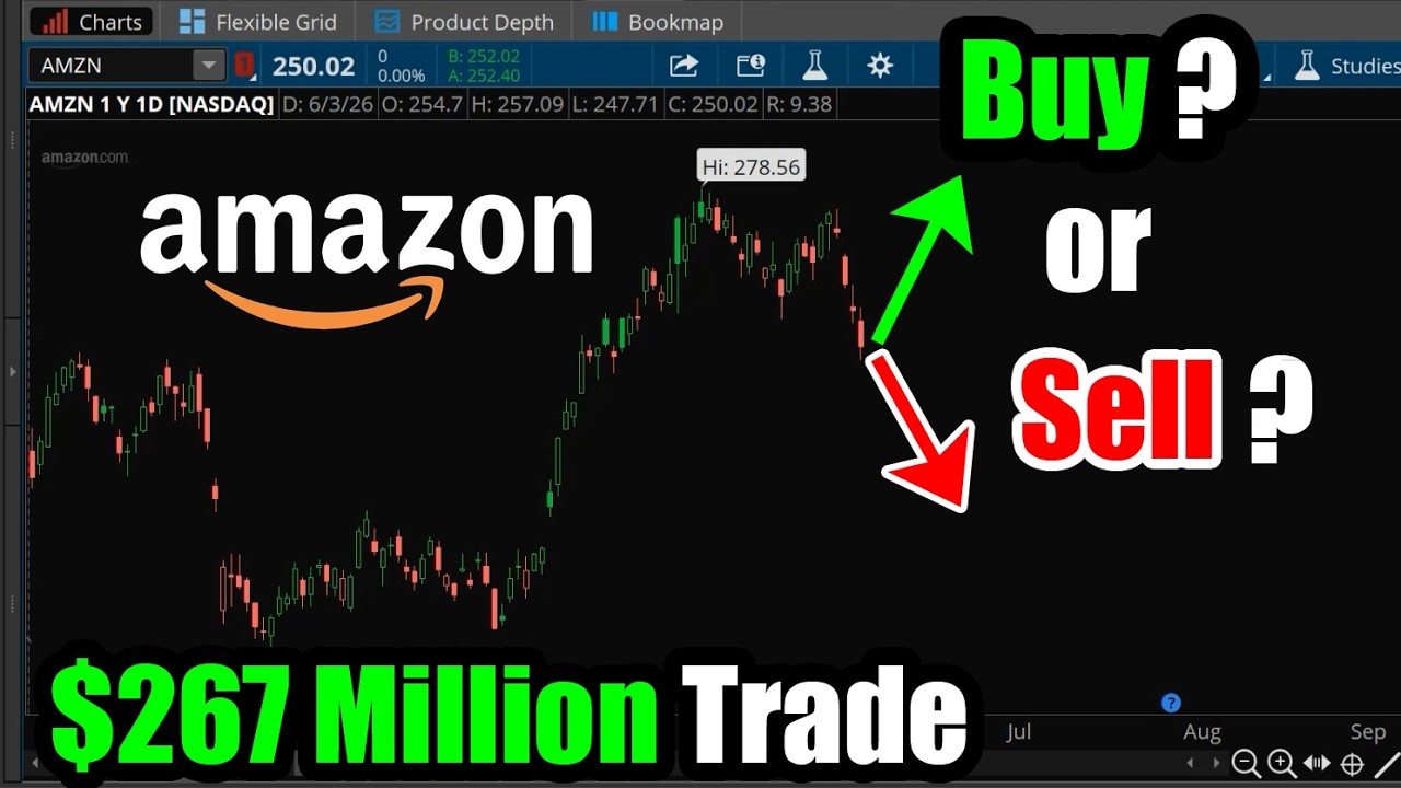 Сделка с акциями Amazon (AMZN) на сумму 267 миллионов долларов: покупать или продавать?