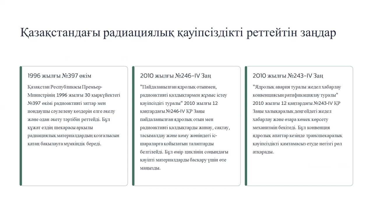 7 дәріс.Радиациялық қауіпсіздікті нормалау