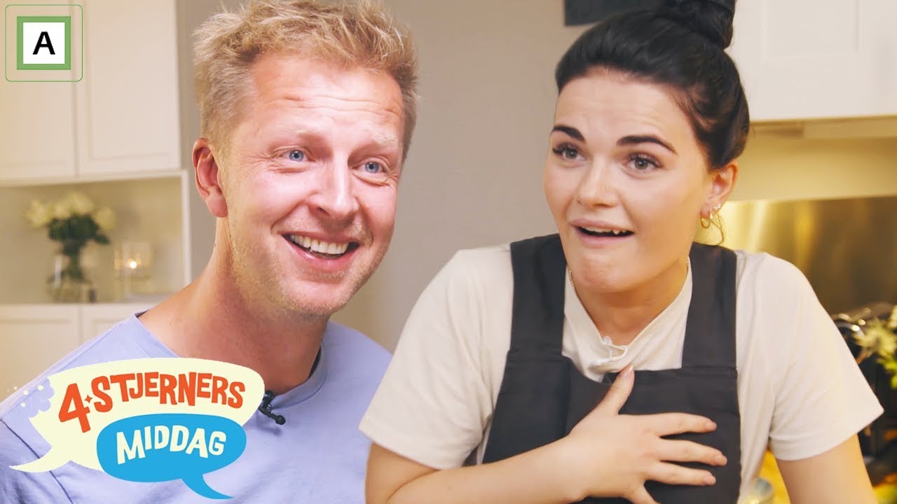 4-stjerners middag | Ulrikke Brandstorp og Fridtjof Nilsen smaker på en vond blomst | discovery+