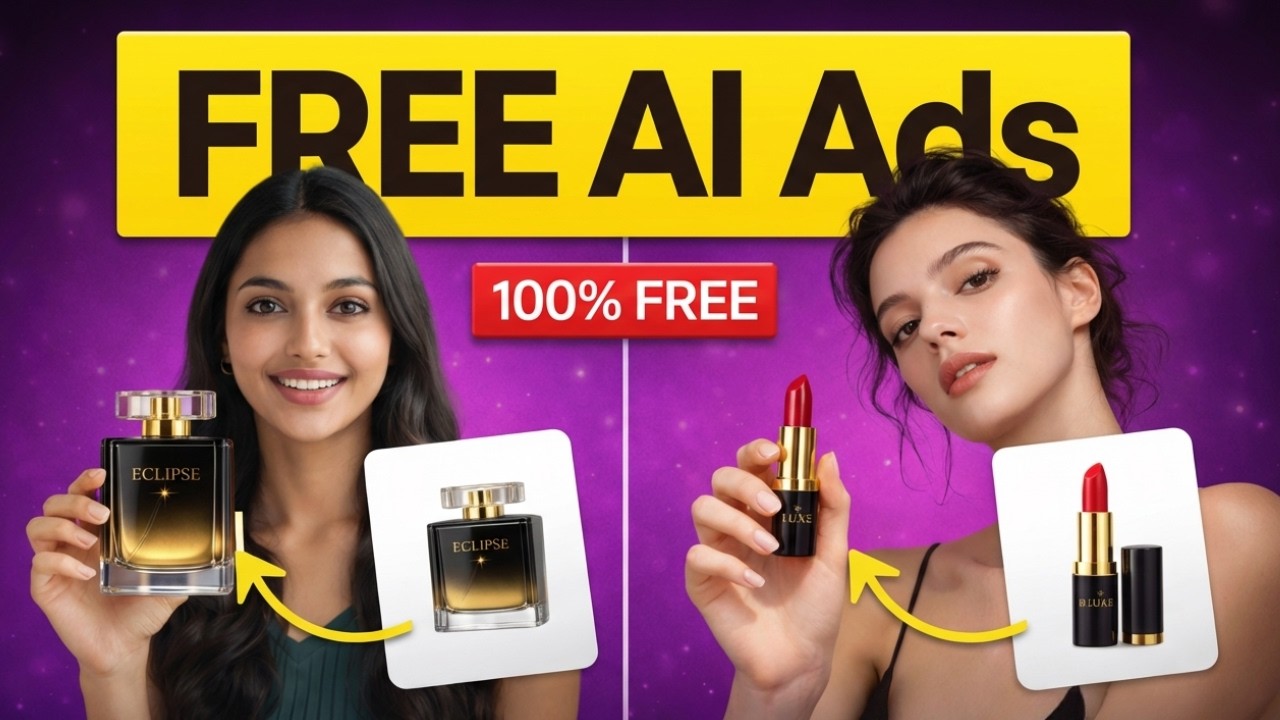 How to Make FREE AI Product Ads (No Paid Tools Needed) | Step-by-Step Tutorial