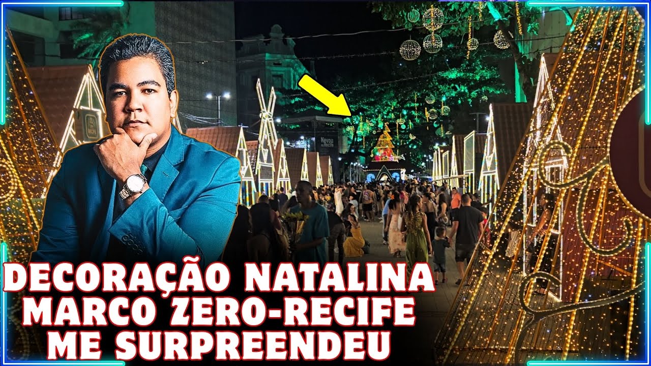 A Decora&ccedil;&atilde;o de Natal do Marco Zero do Recife Est&aacute; de Outro Mundo! 😳🎄
