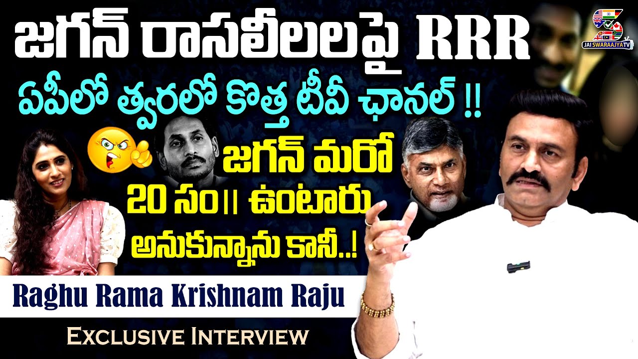 Undi MLA Raghu Rama Krishnam Raju Exclusive Interview || @SWARAAJYATV