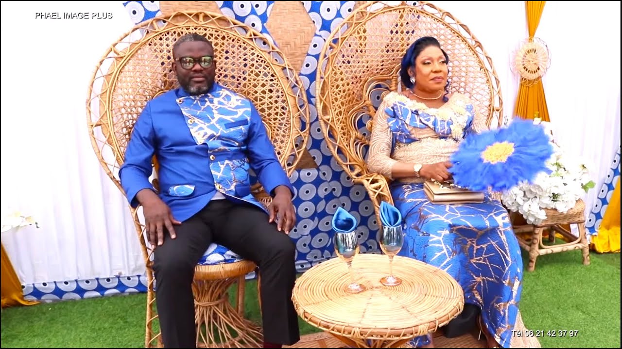 BRAZZAVILLE LE MARIAGE COUTUMIER DE BRUNELLE TSOUARI ET PATRICK MPOUTOU