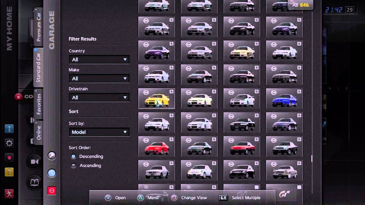 Gran Turismo 5 - All Cars Collected - My Complete Garage [10/28/2011]