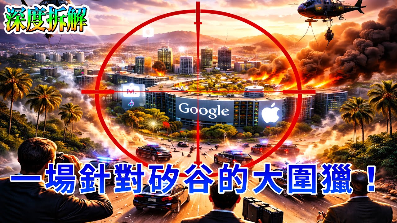 一場針對矽谷的「大圍獵」！
