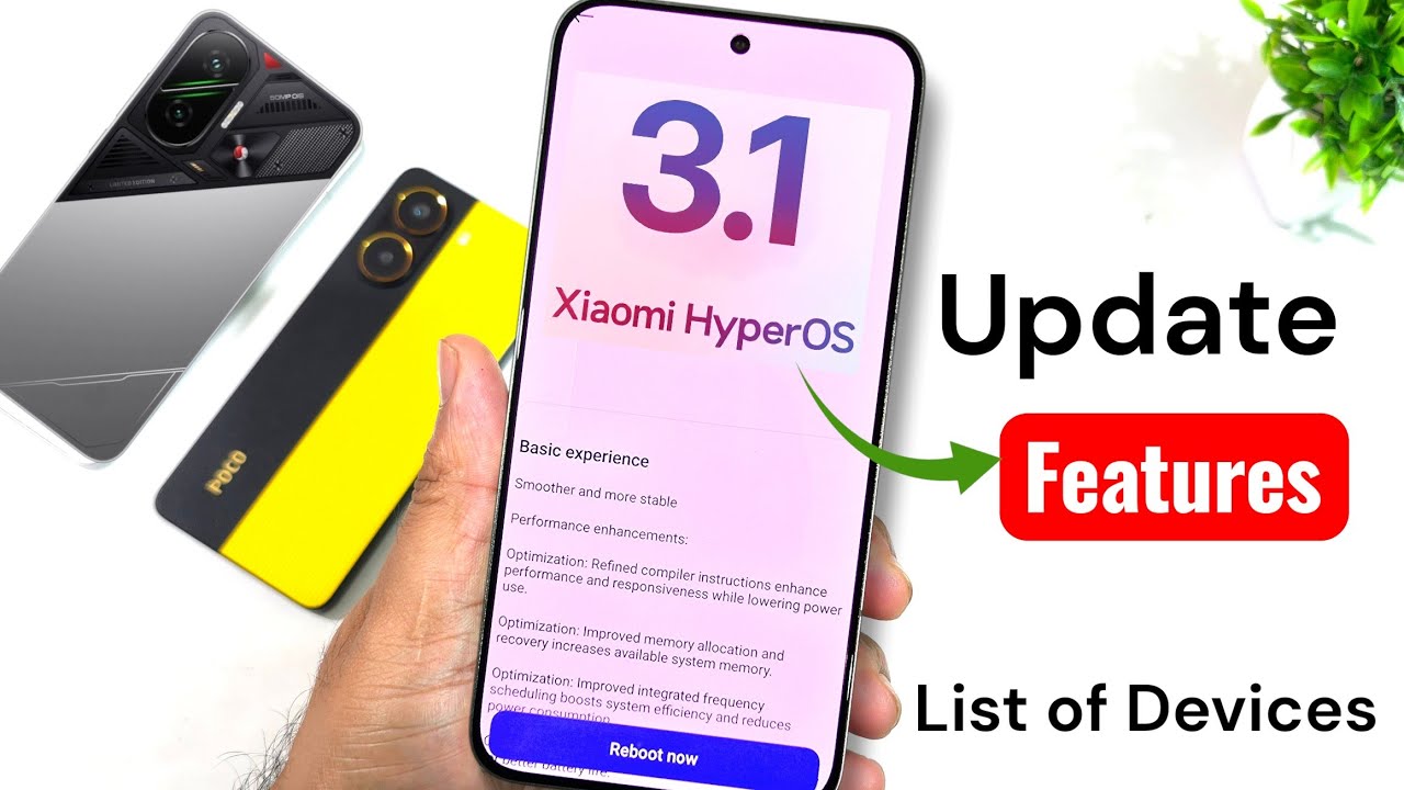 Обновление HyperOS 3.1: новые функции и список устройств, участвующих в бета-тестировании 🔥🔥🔥 #hy...