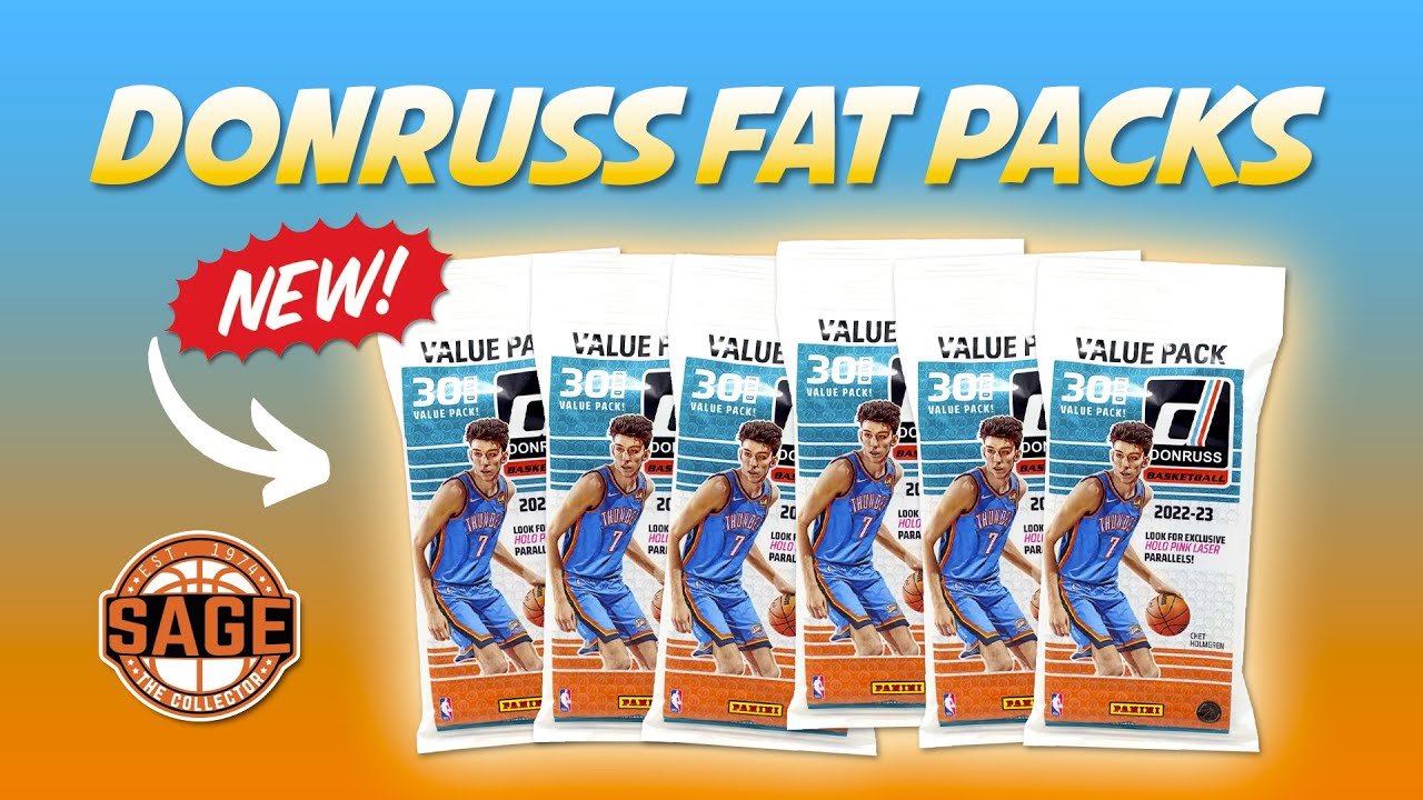 **FIRST LOOK** 2022-23 Donruss Basketball Fat/Value Packs 🔥 Rookie Lasers!
