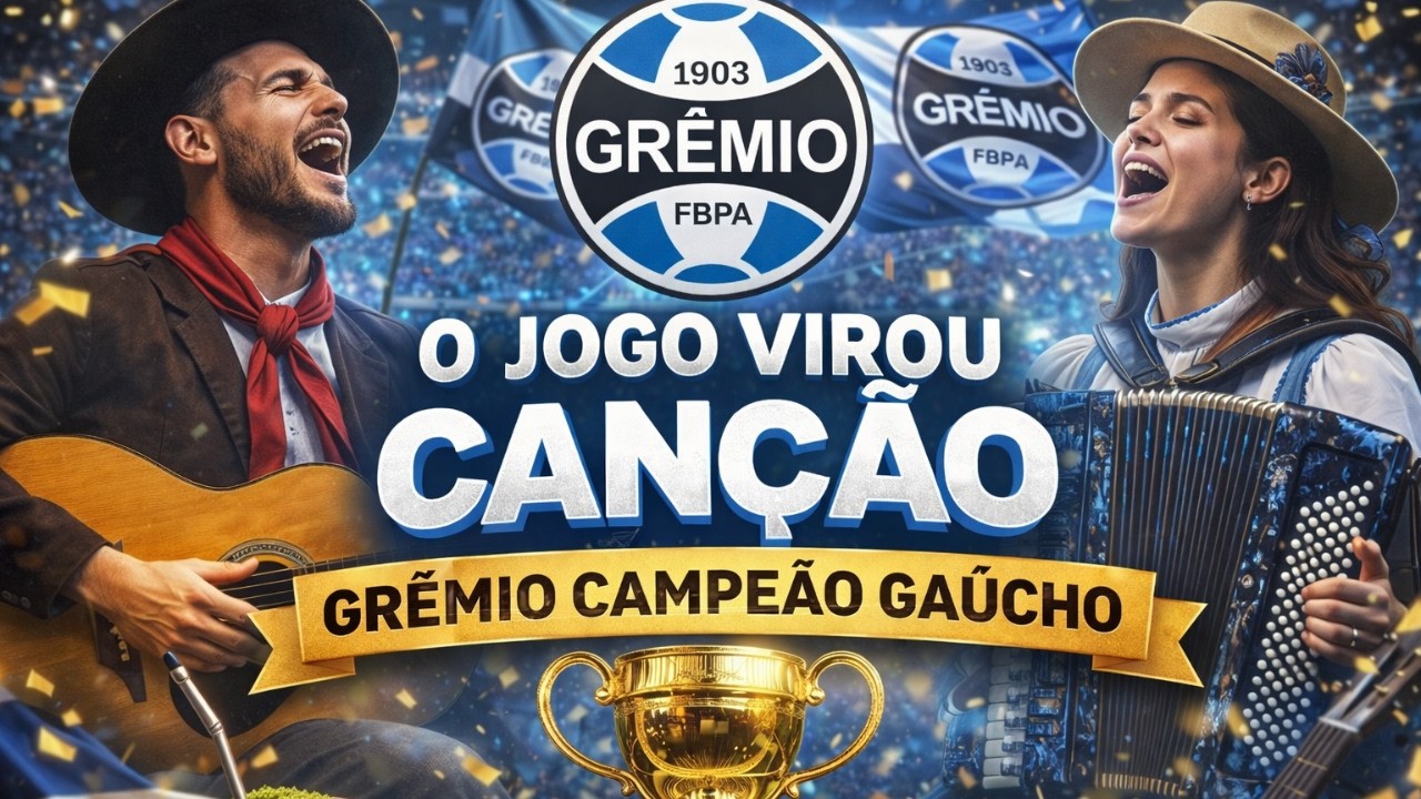 GRÊMIO CAMPEÃO GAÚCHO! A vitória que virou música 🎶