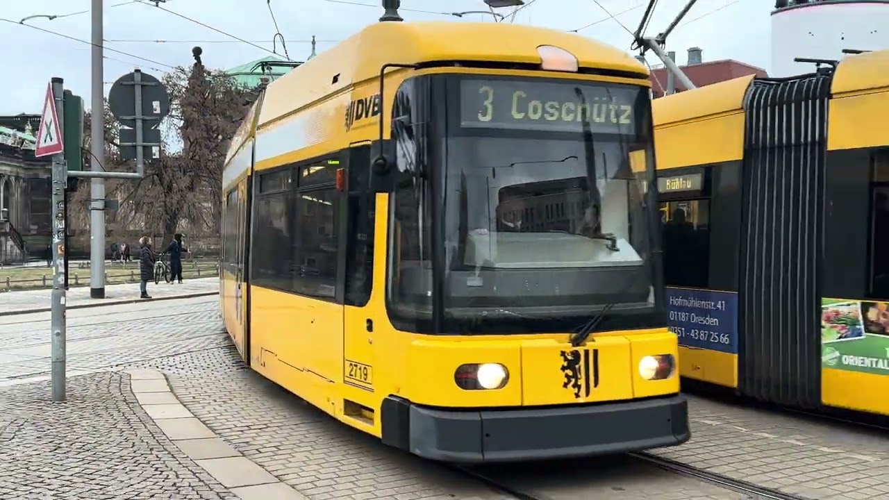 Die modernsten Straßenbahnen Dresdens 🐝 Typ Alstom Flexity