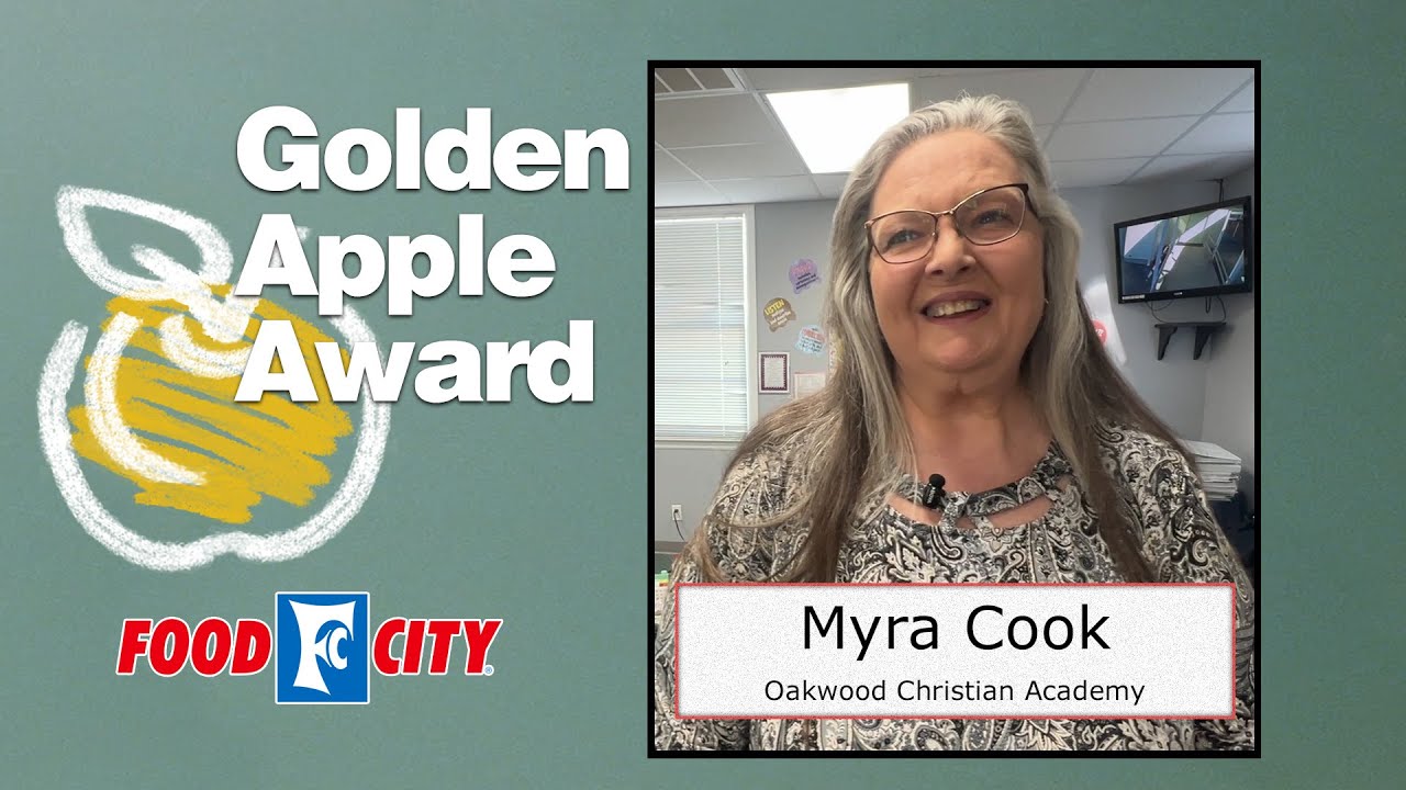 Golden Apple Award: Myra Cook, Oakwood Christian Academy