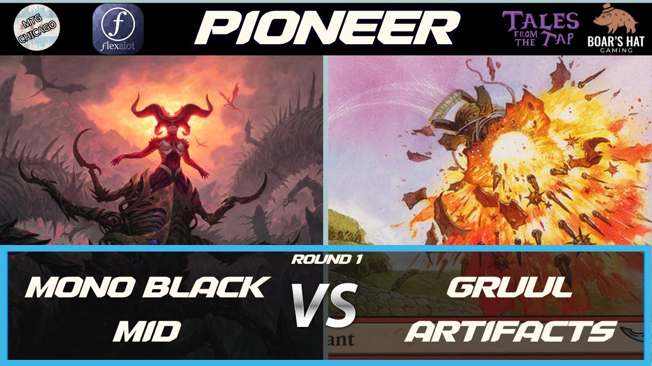 Моно-бэк Мидрейндж против Груул Артефакты [MTG Pioneer, 1-й раунд]