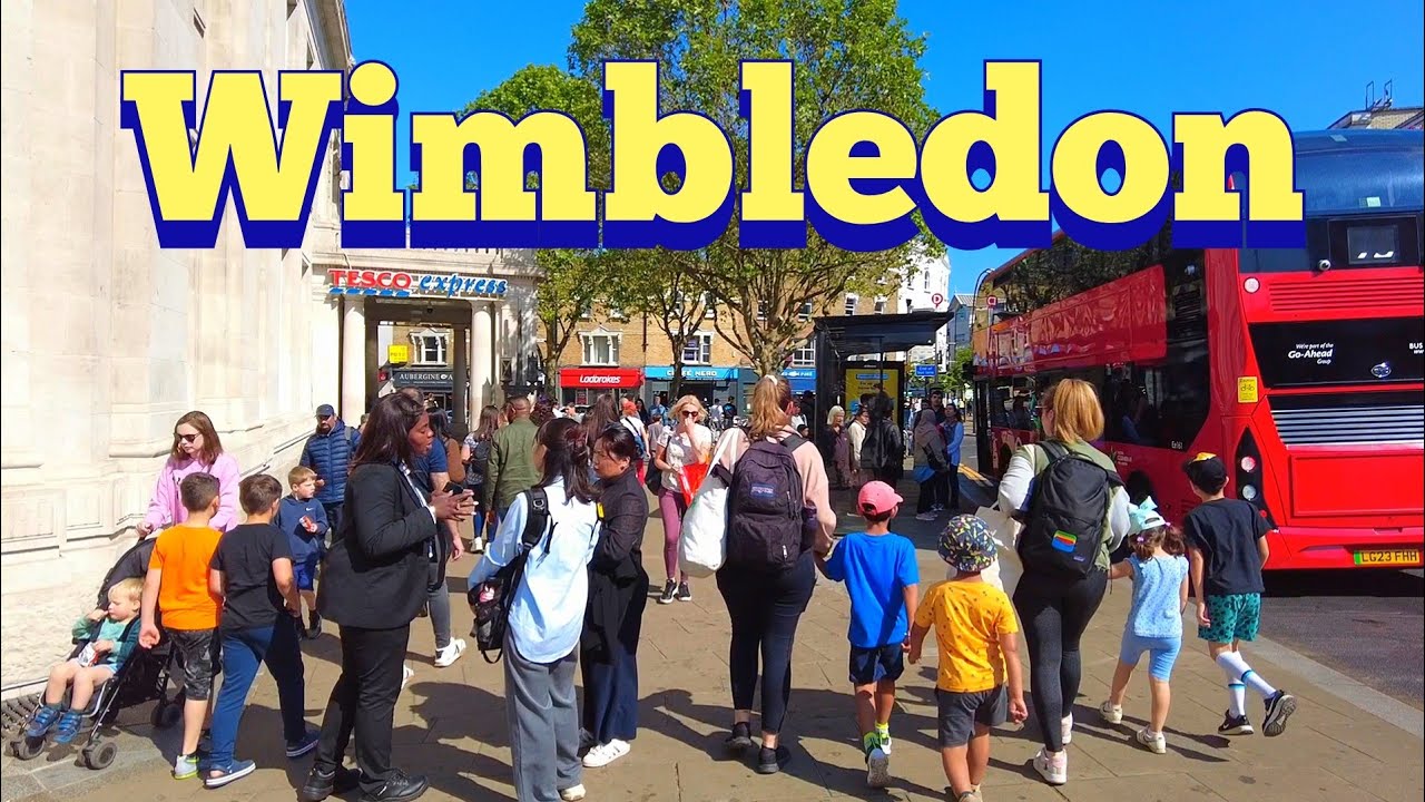 London WIMBLEDON and Wimbledon Village 🇬🇧 | Walking Tour [4K]