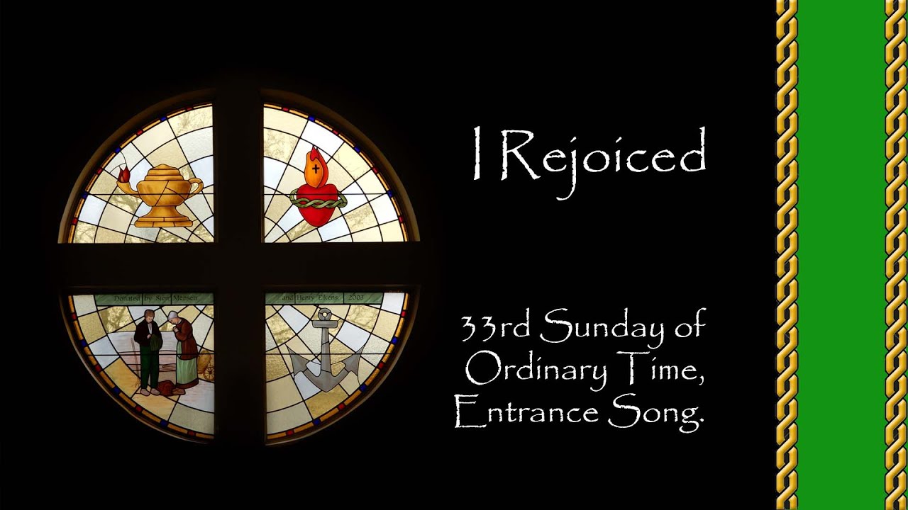 I Rejoiced  © 1996, Trevor Thomson