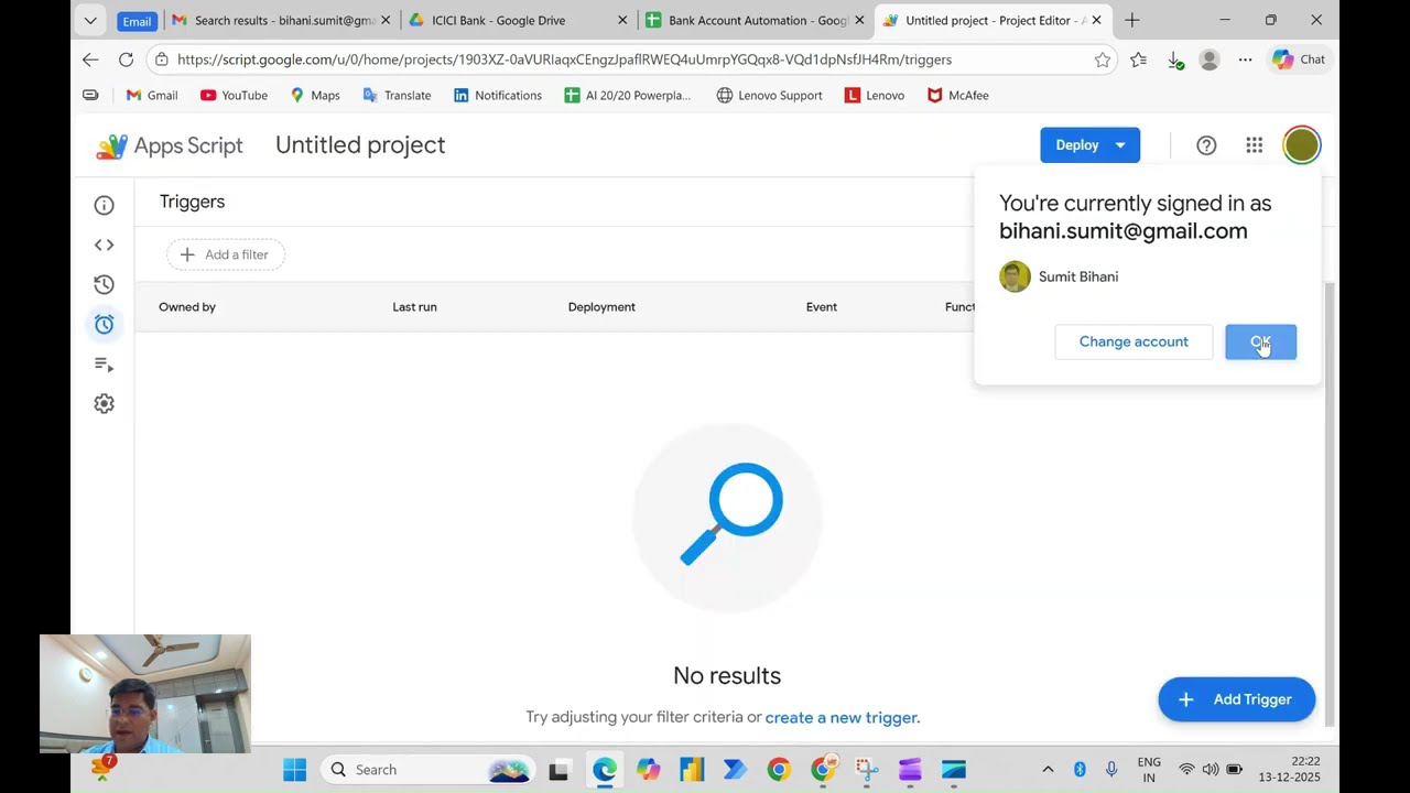 Организуйте свои банковские выписки из Gmail в один клик — автоматизация с использованием ИИ.