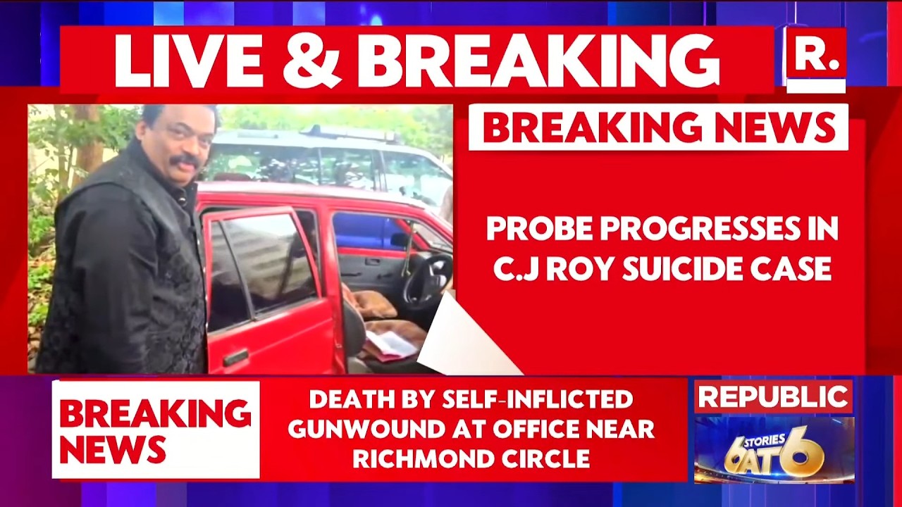LIVE UPDATE: Bengaluru Businessman CJ Roy Found Dead Hours After Income Tax Raids Probe On