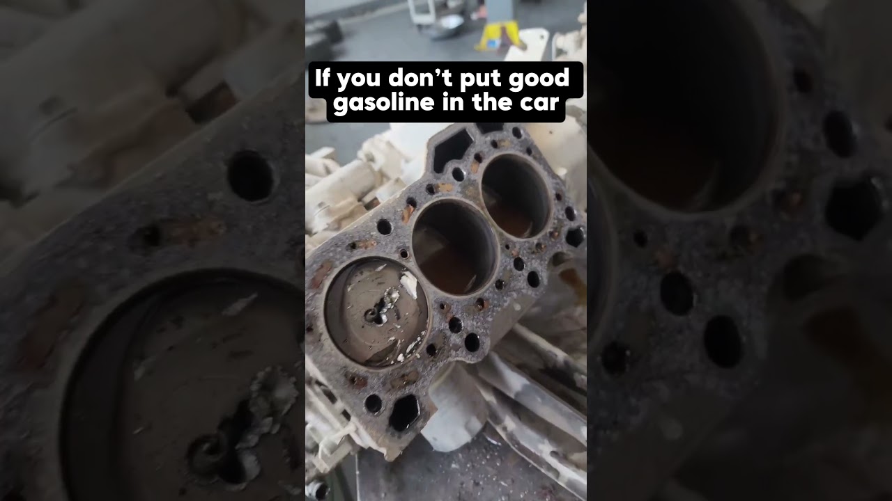 If you don&rsquo;t put good gasoline in the car #automobile #mechanic #lifehack