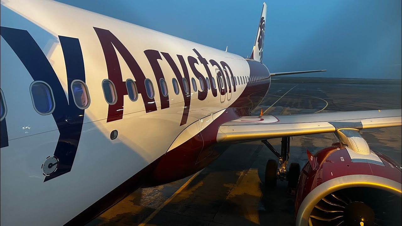 FLY ARYSTAN AIRBUS A320 (ECONOMY PLUS) | Astana - Turkistan | My first ever flight to Turkistan!