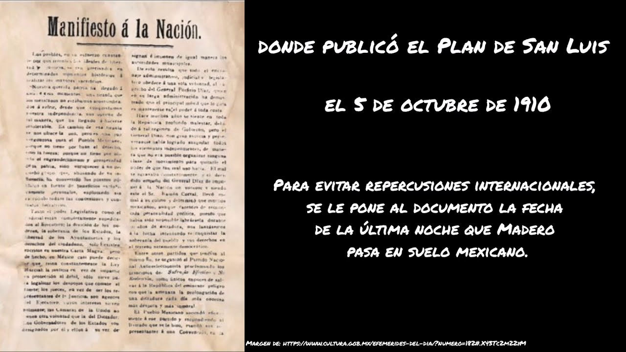 ¿Qué es el Plan de San Luis?