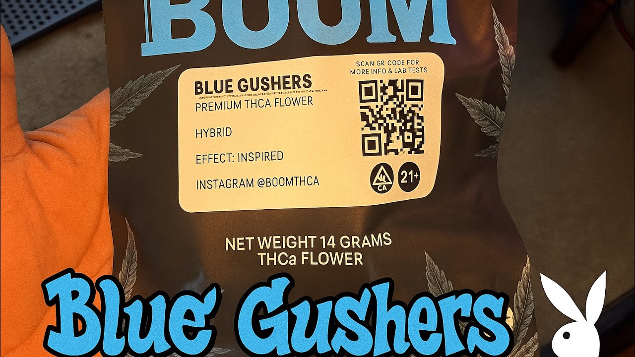 Trying Boom THCA Blue Gushers for the First Time | Potent THCA Flower Review & Visual Breakdown