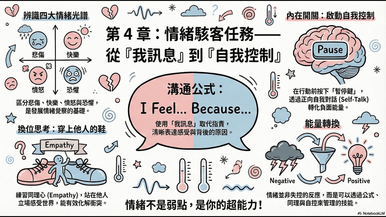 兒童社交技巧教學指南第4課：情緒駭客任務：給孩子的 5 個情商升級
