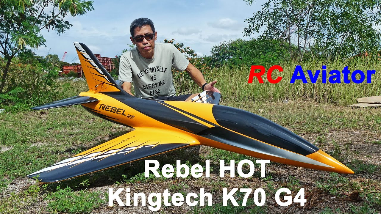 Second flight of 1.5M Rebel HOT with Kingtech K70 G4 Turbine