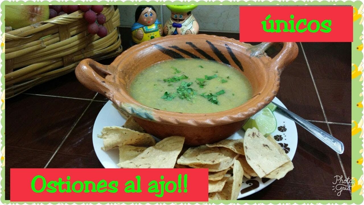 OSTIONES AL AJO!!Unicos ,riquisimos!!