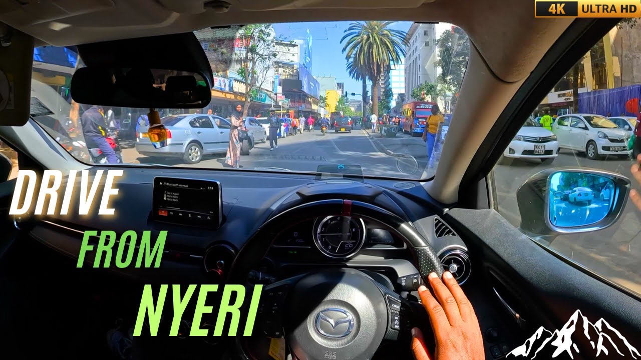 Afternoon trip from Nyeri to Nairobi🌍✨ | POV Drive | GoPro Hero 11 | 4K #pov