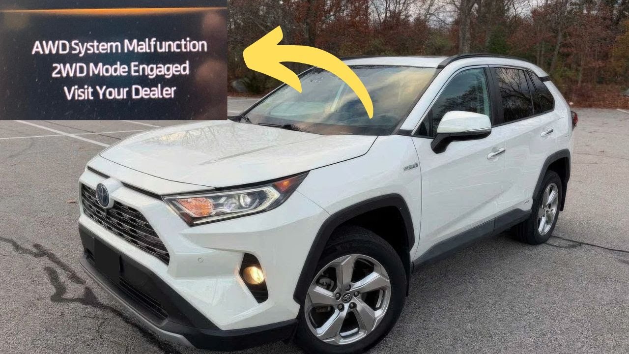 «Сбой в работе системы полного привода, включен режим 2WD» в Toyota RAV4