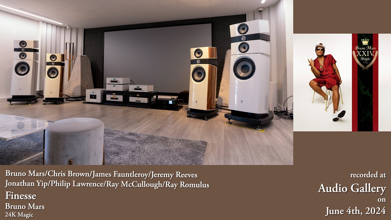 Bruno Mars: Finesse ~ Focal Stella Utopia | Goldmund Telos 800 | Mimesis Reference | 20H