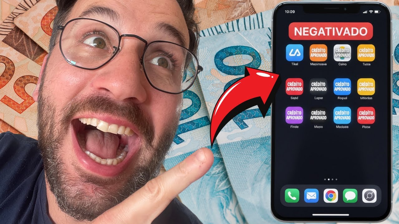 NEGATIVADO: 🚨 12 APPS que D&Atilde;O CR&Eacute;DITO e APROVA&Ccedil;&Atilde;O F&Aacute;CIL (SEM CONSULTA ao SPC/Serasa)