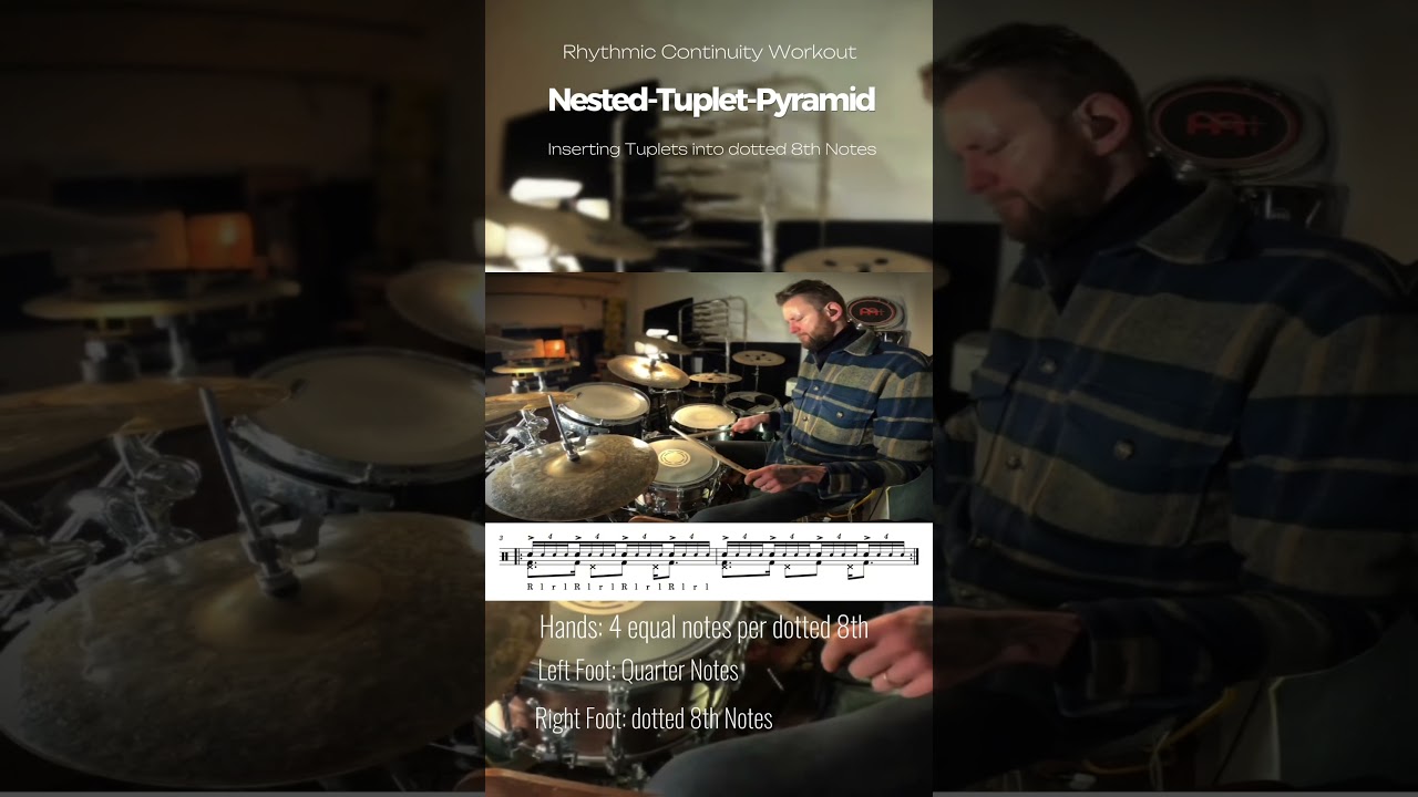 Nested-Tuplet-Pyramid with dotted 8th notes