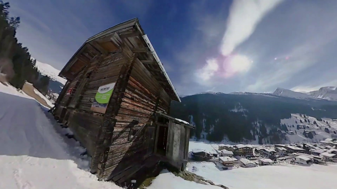 SKI piste 77b - panorama view of Tuxertal - Lanersbach