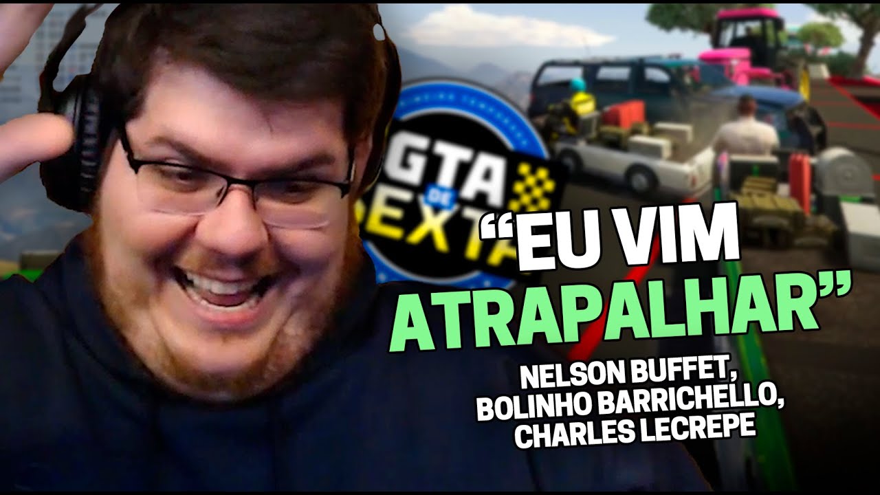 CASIMIRO JOGA O GTA DE SEXTA (pt 1) - SE NÃO PODE GANHAR, ATRAPALHE! | Cortes do Casimito
