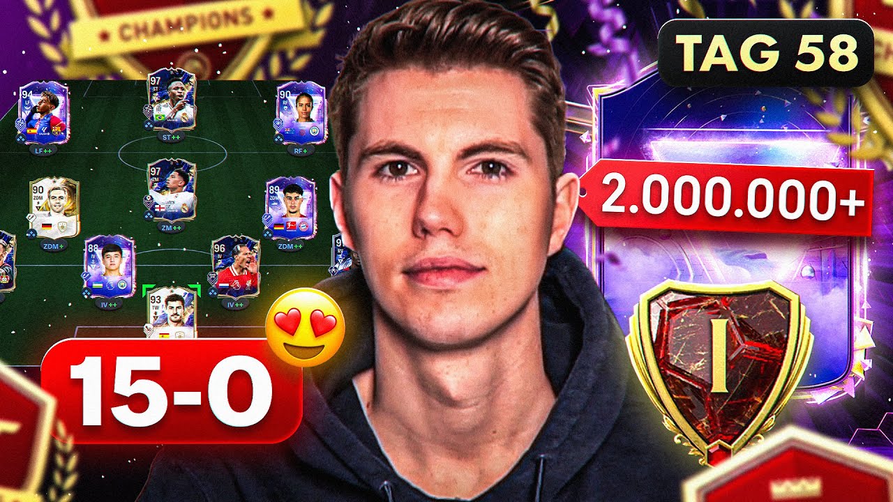 JAAA!! 😍 15-0 & MEGA PACKLUCK in Rewards 🚨 FC 25 ohne Echtgeld: Tag 58