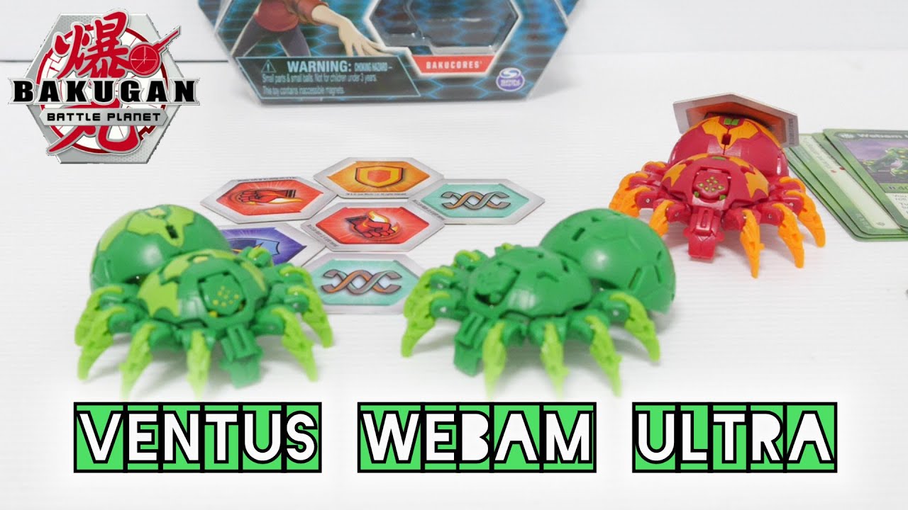 VENTUS WEBAM ULTRA Single Pack | Battle Planet | BAKUGAN UNBOX