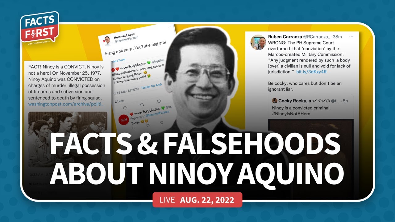 #FactsFirstLive: Facts & falsehoods about Ninoy