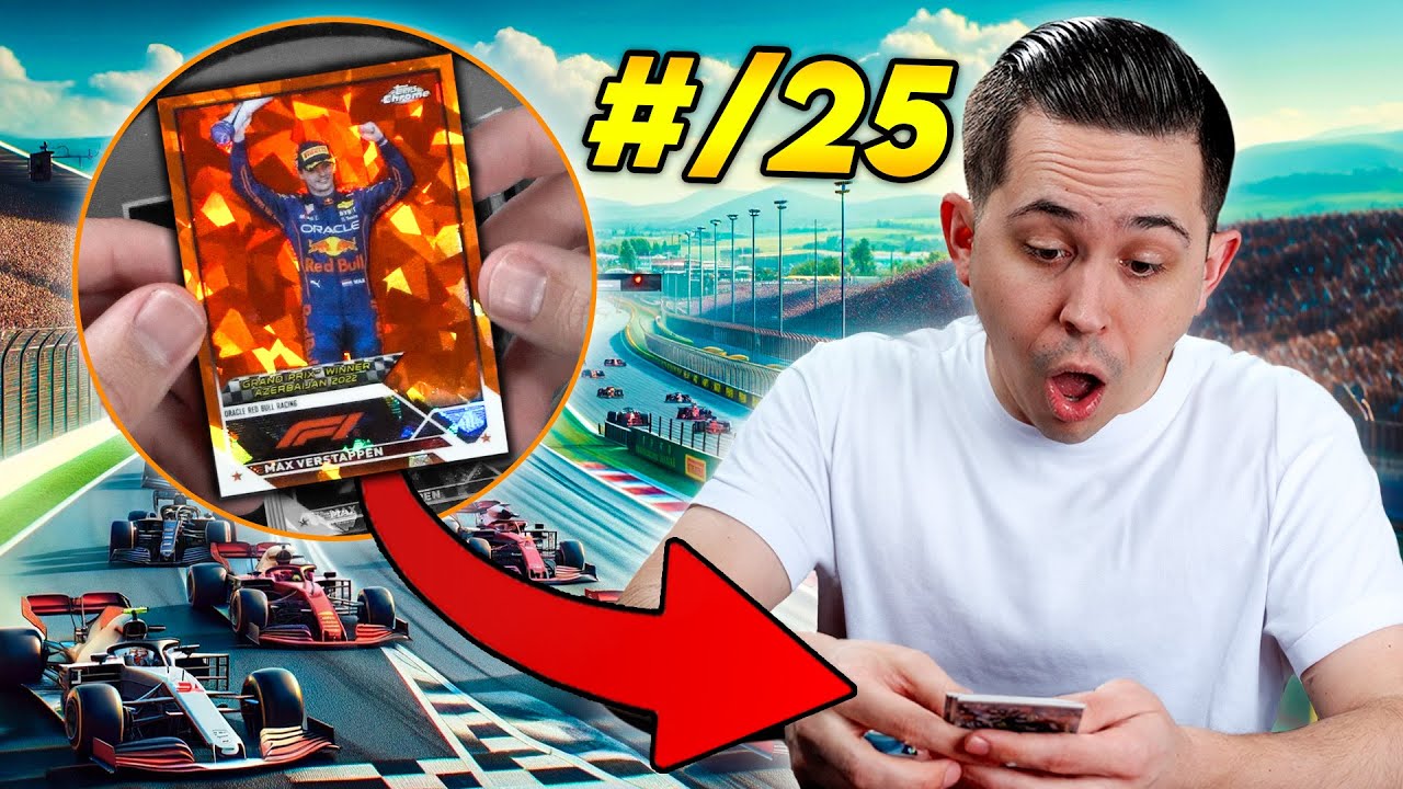 I Pulled Max Verstappen #/25 From Topps F1 Chrome Sapphire! 🚗