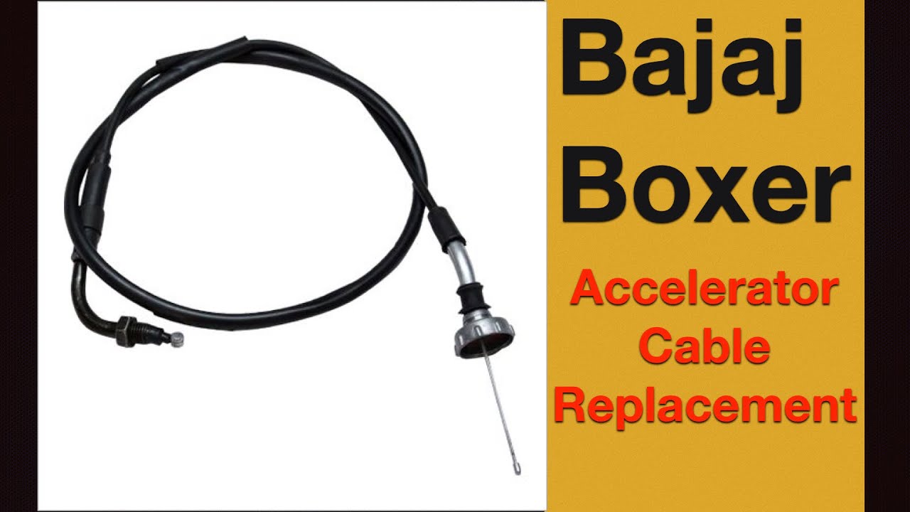 Accelerator Cable Replacement Bajaj Boxer Bike #bajaj step by step completely | easy understanding