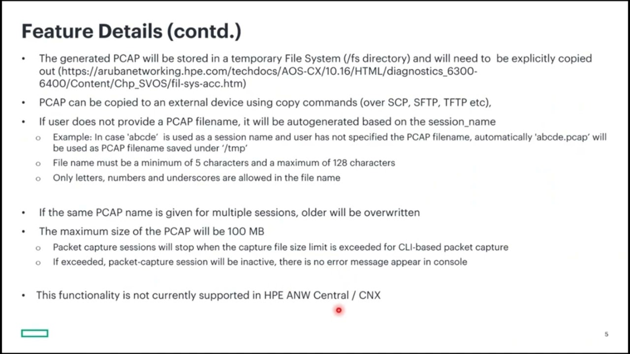 AOS-CX 10.17 Release Update: Fully Qualified Domain Name (FQDN) Support