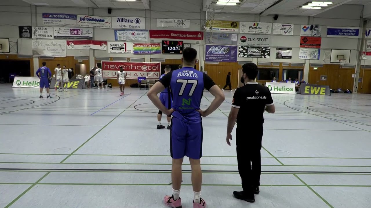 Kleene Trockenbau Baskets Fortuna Logabirum  vs. Cuxhaven BasCats Teil2