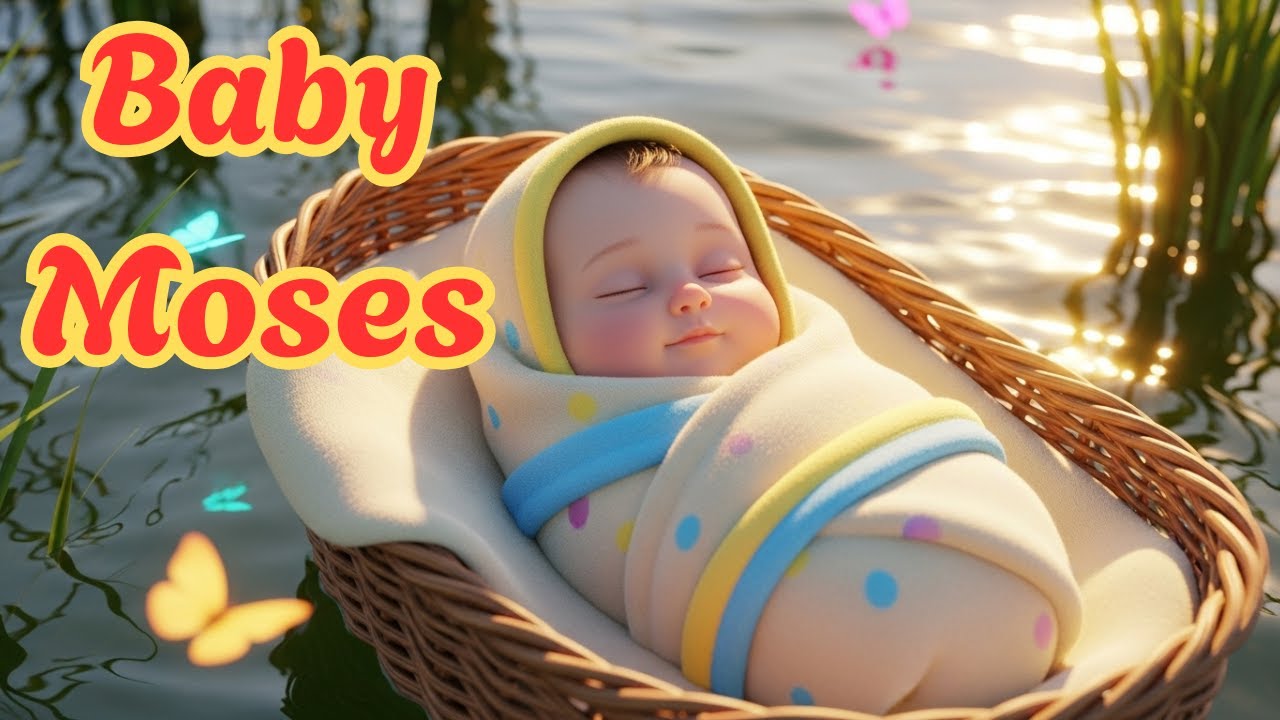 Baby Moses in the Basket | 3D Animated Bible Nursery Rhyme