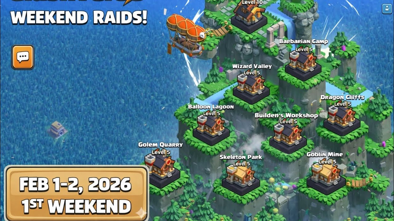 Weekend Raid Battles| Miner Attack | Week 2 – February 2026 🔥 | Clash of Clans