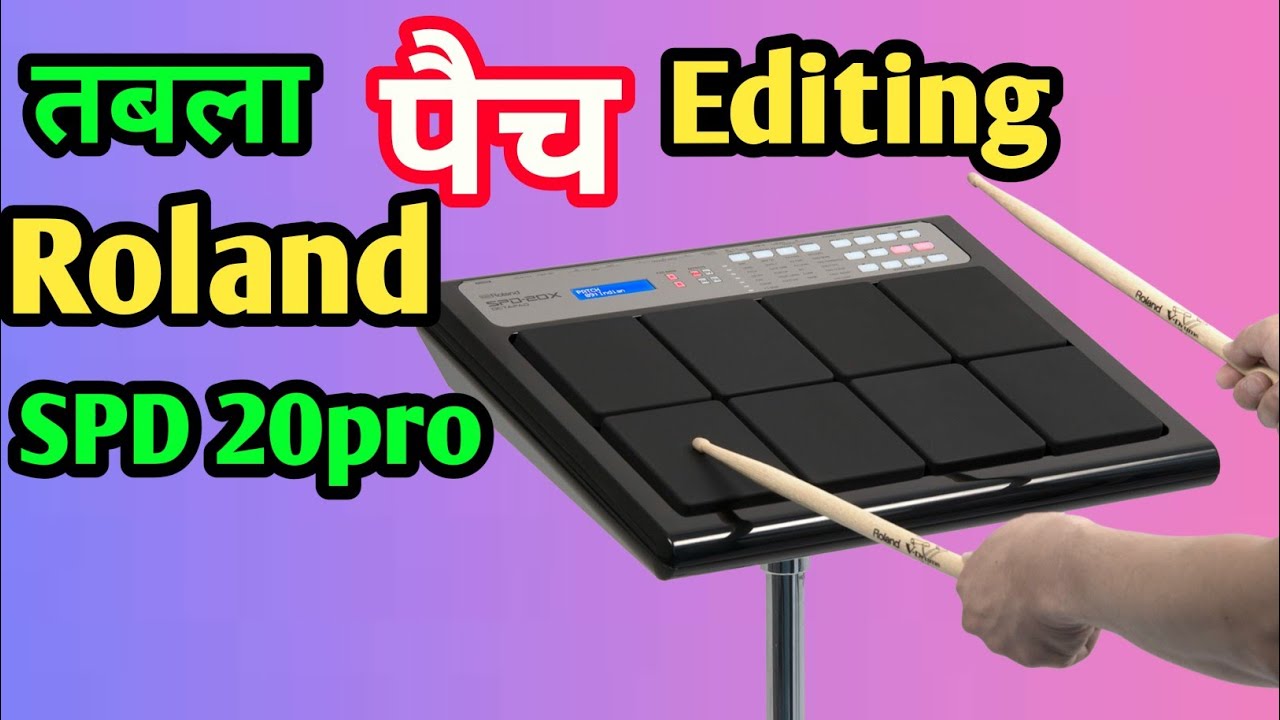 Roland Spd 20pro Tabla Patch Editing | Octapad Beats