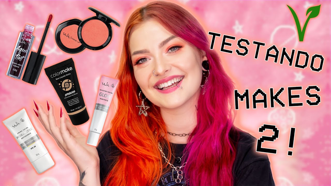 Testando maquiagens - ep.02 | Vult + ColorMake + tutorial 🍑🥰
