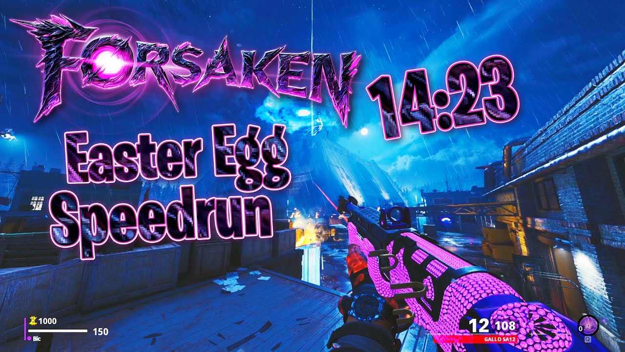 FORSAKEN EASTER EGG SPEEDRUN PREVIOUS WORLD RECORD SOLO!!! (14:23)