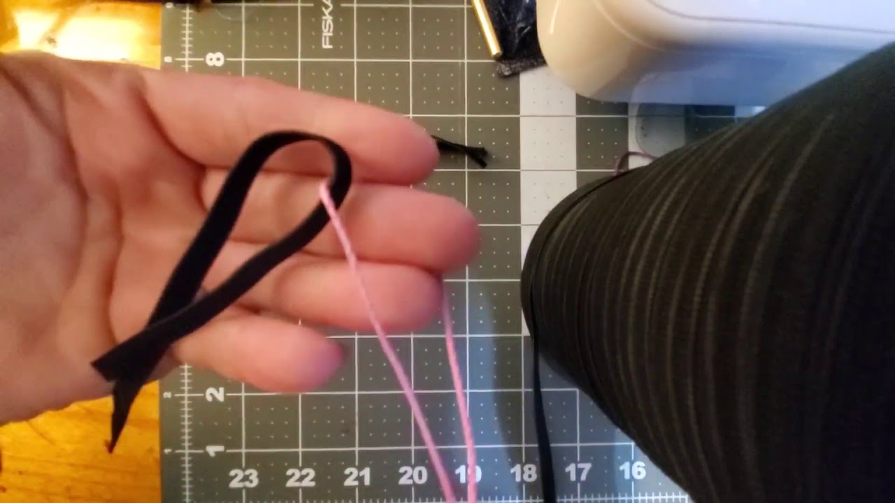 Adjustable Elastic Face Mask Tutorial