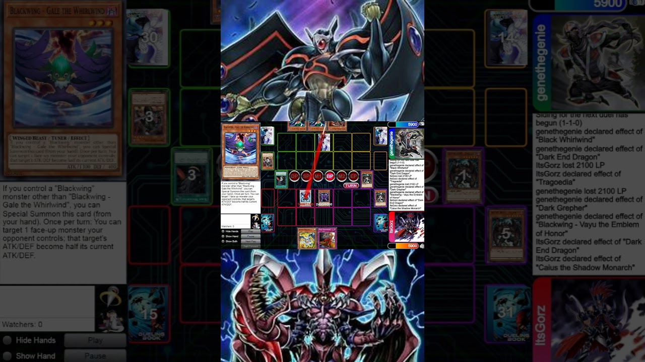 EDISON FORMAT RATED: HERO PLANT VS BLACKWING #kawaii #yugioh #yugiohmemes #rankedclimb #animehumor