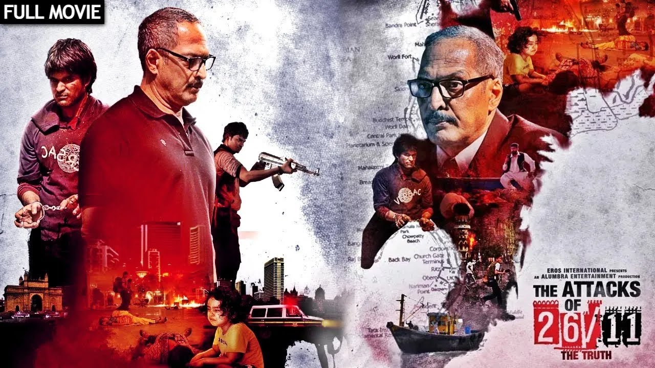Mumbai Attacks Real Based Full Movie - Attack of 26/11 | Nana Patekar, Sanjeev Jaiswal