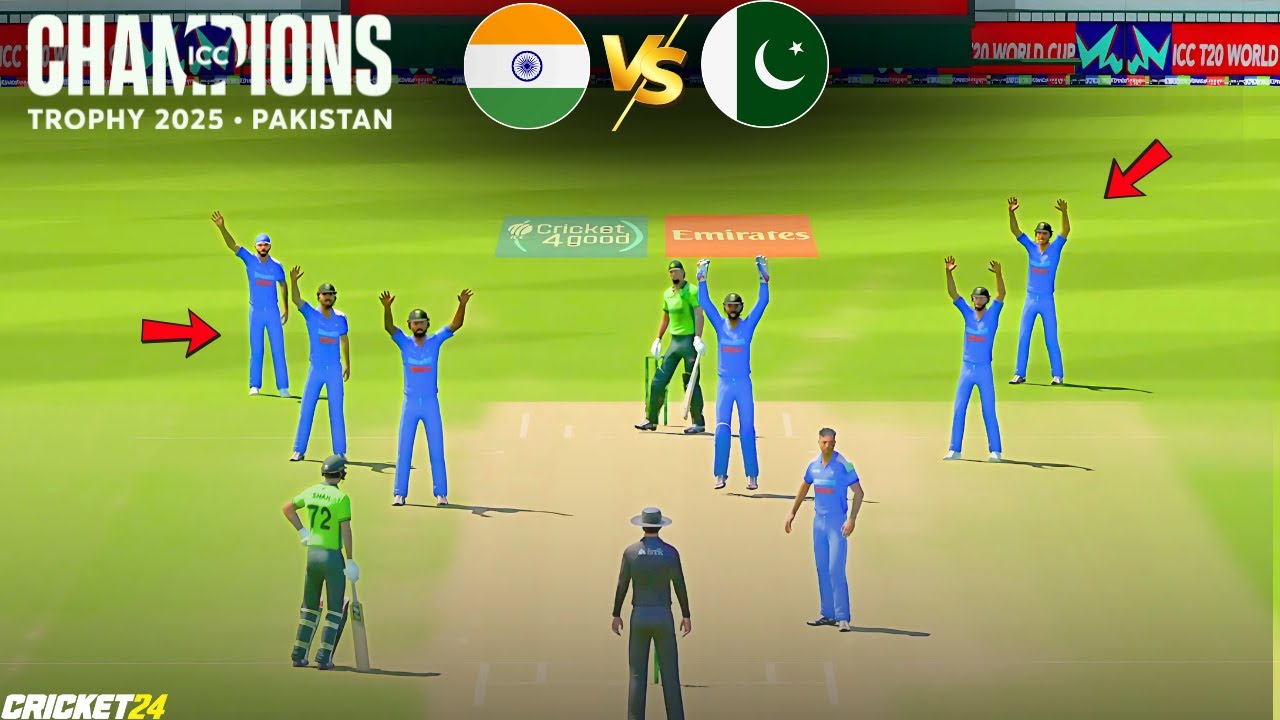 🤯India Vs Pakistan - Most Weird Match Ever?🔥 | Champions Trophy | Ind Vs Pak CT 2025 - CRICKET 24